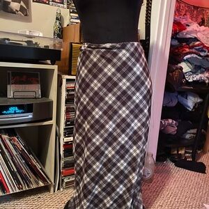 3/$25 Plaid Brown and White Women's Skirt